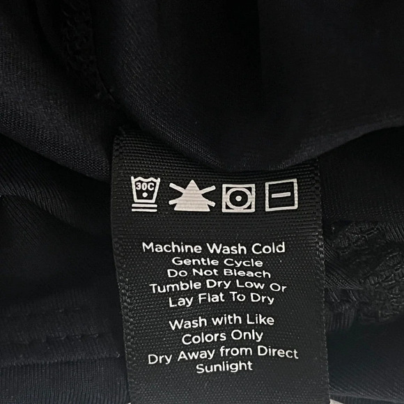 ALALA Black Mesh Leggings Capris High Rise Athleisure Size X Small - Picture 10 of 10